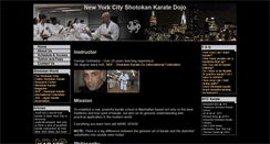 Desktop Screenshot of nyckarate.com